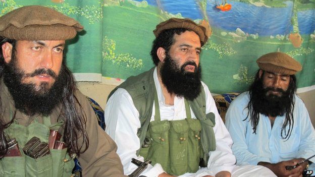 Pakistan Taliban members in Waziristan