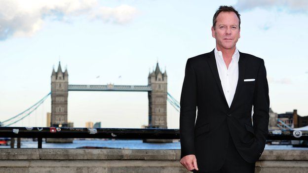 Kiefer Sutherland at the London launch of 24: Live Another Day