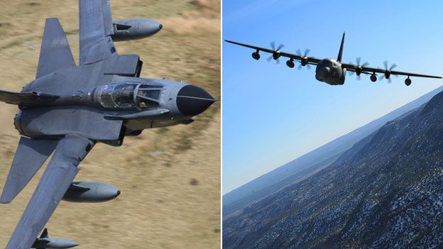 RAF Tornado and USAF Hercules