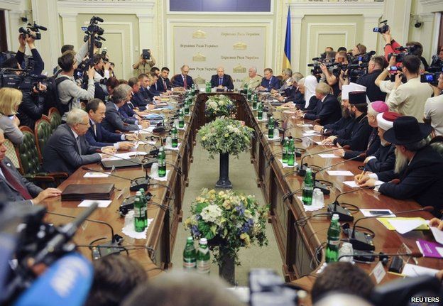The talks in Kiev, 14 May