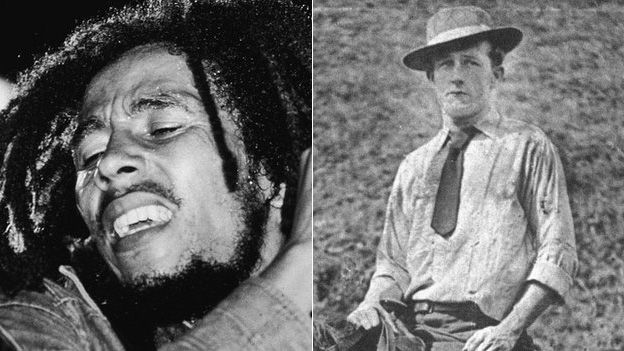 Bob Marley and father Norval