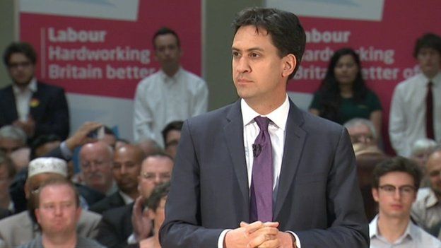 Ed Miliband addresses party activists