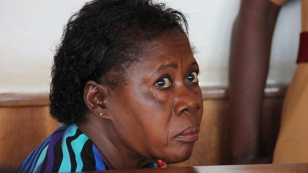 Rosemary Namubiru in court in Kampala on 19 May 2014