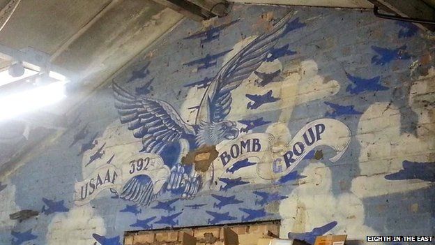 USAAF mural from Hethel