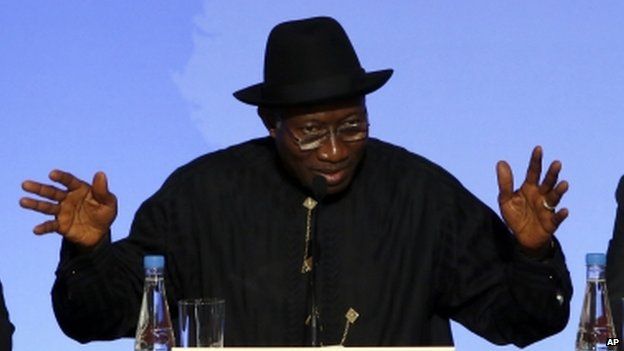 Nigeria President Goodluck Jonathan (May 2014)