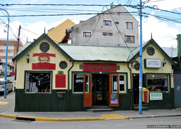 Irish pub in Ushuaia, Argentina