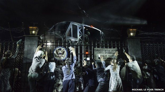 Miss Saigon helicopter scene - Photo credit Michael Le Poer Trench