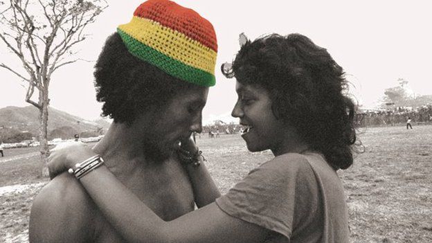 Bob Marley and Esther Anderson