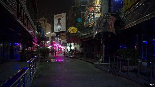 Bangkok's "Soi cowboy" district, 22 May