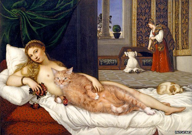 Venus of Urbino. Happily ever after, based on Titian
