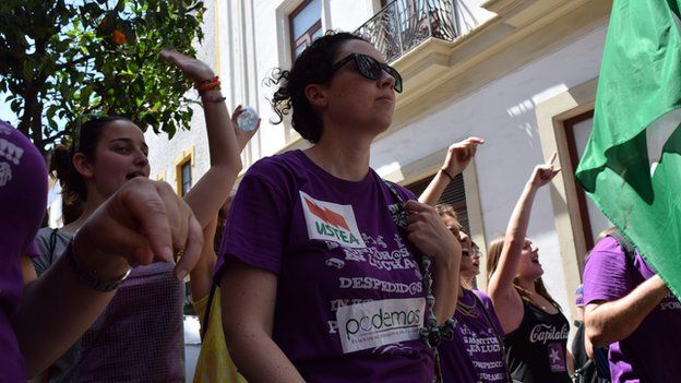 Podemos supporters