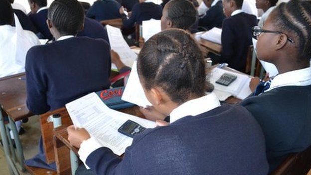 Learners at Intshisekelo High School in Durban