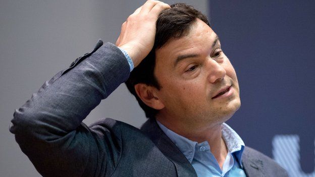 French economist Thomas Piketty at King's College in London on 30 April, 2014.