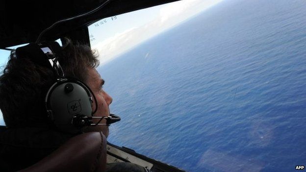 Search for Malaysia Airlines plane. Photo: April 2014