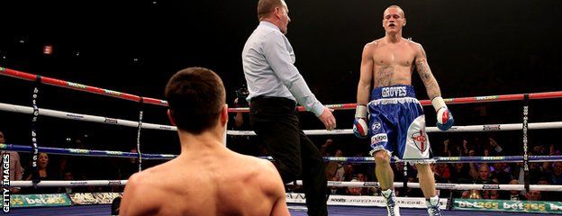 George Groves knocked Carl Froch down in the opening round of their first fight