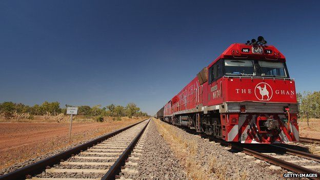 The Ghan train engine