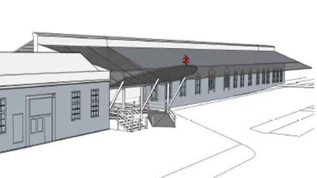 Plans for some of the work at Aberystwyth station
