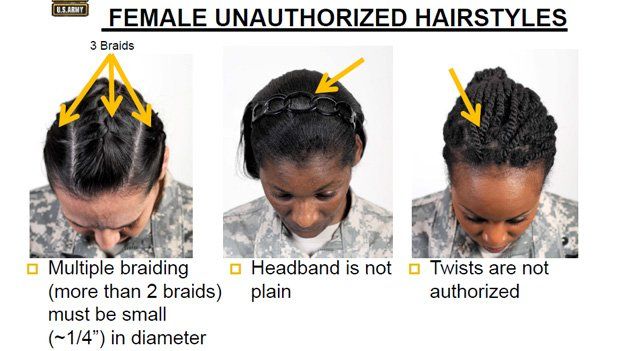 Three banned hairstyles