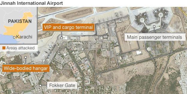 Map of Jinnah International Airport