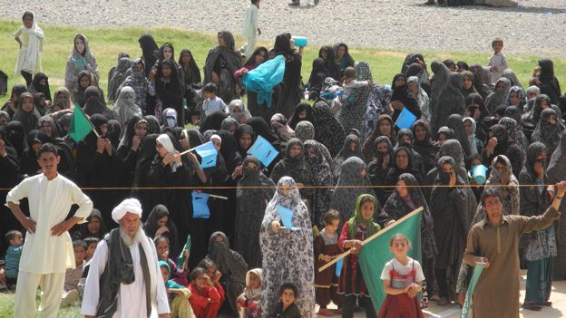 Women supporting Abdullah Abdullah