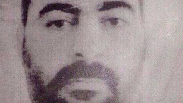 A handout picture released by the Iraqi Ministry of Interior in January 2014 shows a photograph purportedly of Abu Bakr al-Baghdadi