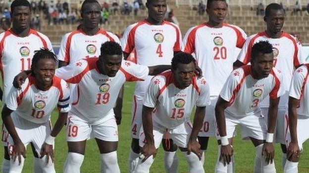 Kenya's national team - November 2013