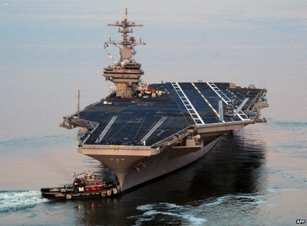 USS George HW Bush departs for its maiden deployment - 11 May 2011