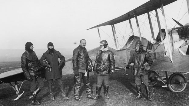 Members of the Royal Flying Corps