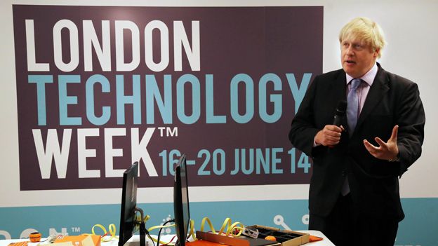 Boris Johnson at London Technology Week launch