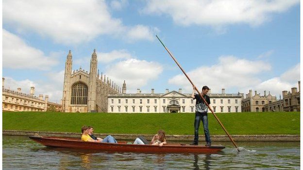 Students on the River Cam