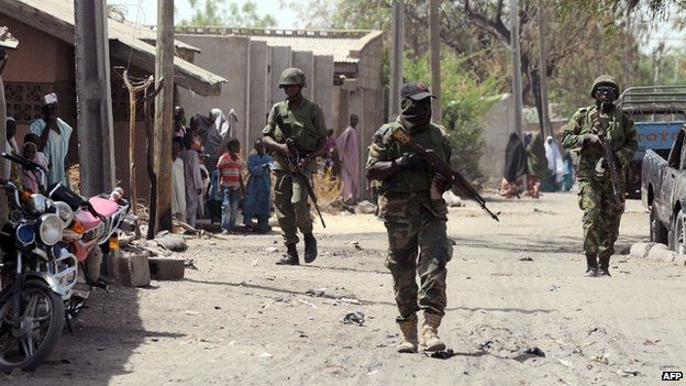 Troops in northern Nigeria