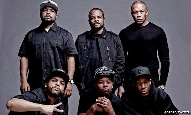 Charitybuzz: Dr. Dre & Ice Cube N.W.A Signed Straight Outta