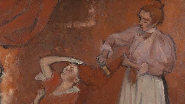 Edgar Degas's Combing the Hair (La Coiffure)
