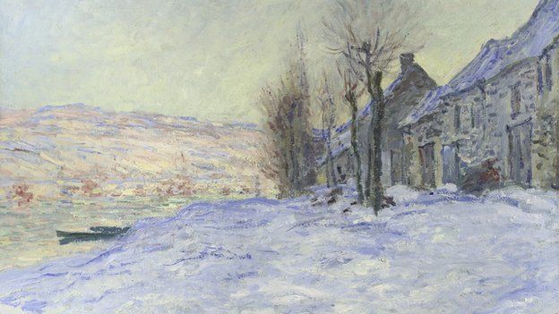 Claude Monet's Lavacourt under Snow (1878-81) is also part of the exhibition