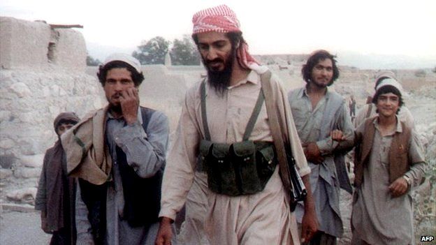Osama bin Laden in Afghanistan - date unknown