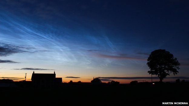 Noctilucent clouds: Summer skies produce twilight show in Northern