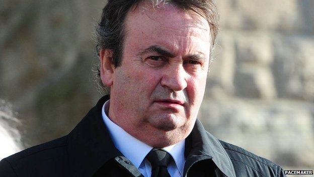 Gerry Conlon, pictured at the funeral of SDLP MP Eddie McGrady