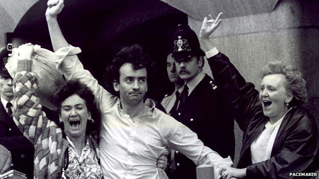 Gerry Conlon pictured upon his release