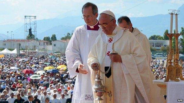 Pope Francis in Calabria