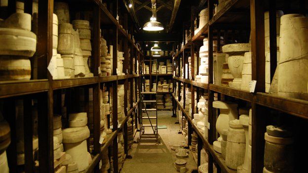 Middleport pottery moulds store