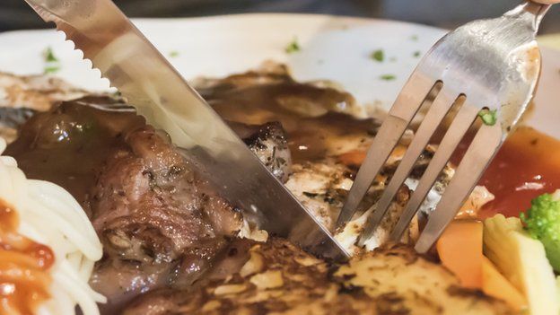 Steak and knife