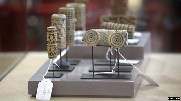 Pre-Colombian archaeological art displayed in Madrid
