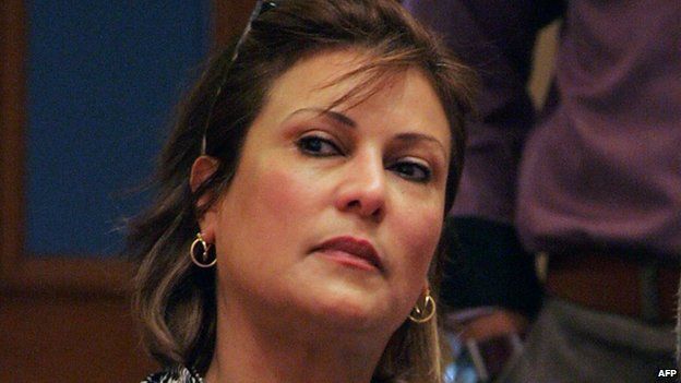 A picture dated on May 1, 2011 shows Libyan Human rights activist Salwa Bugaighis (L), a lawyer who played an active part in Libya"s 2011 revolution, which overthrew the regime of Moamer Kadhafi