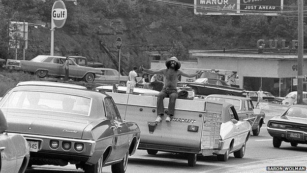 Woodstock goer