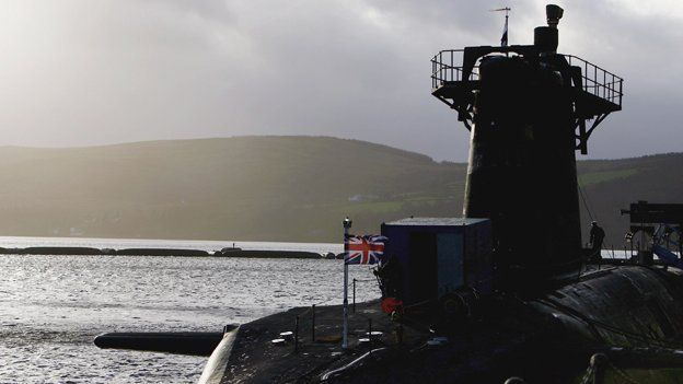 HMS Vanguard at Faslane