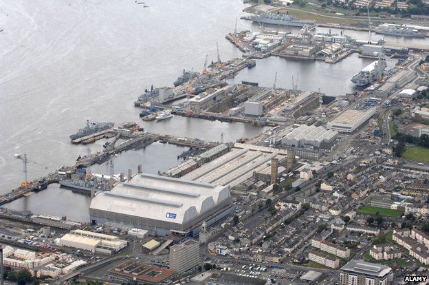 Devonport naval base, Plymouth