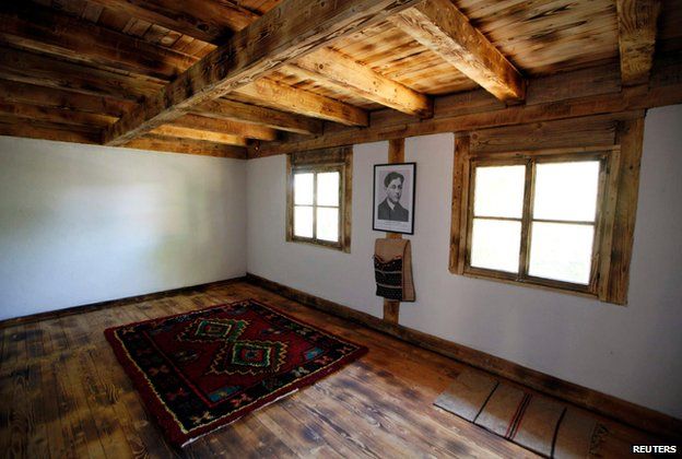 House where Gavrilo Princip was born, newly renovated, Obljaja, Bosnia-Hercegovina (27 June)