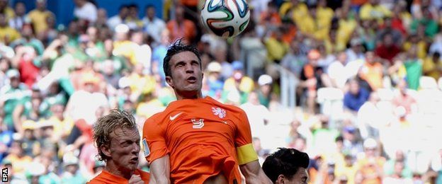 Netherlands striker Robin van Persie