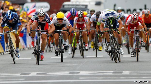Scene from Le Tour de France 2012