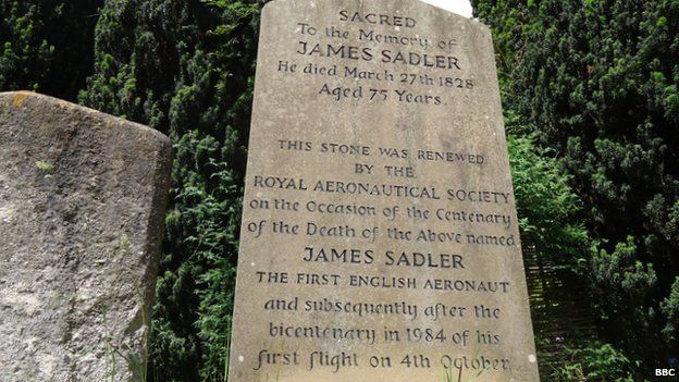 James Sadler's grave